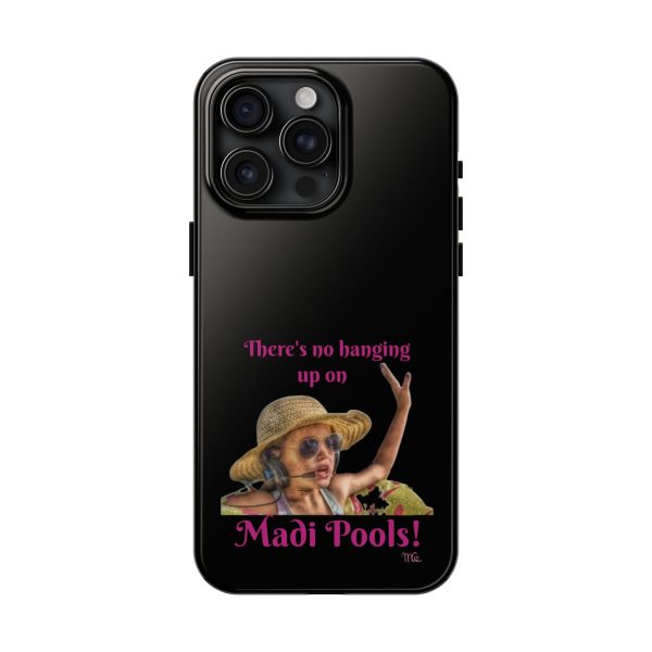 Madi Pools - Tough Phone Cases - Black Background - Image 77