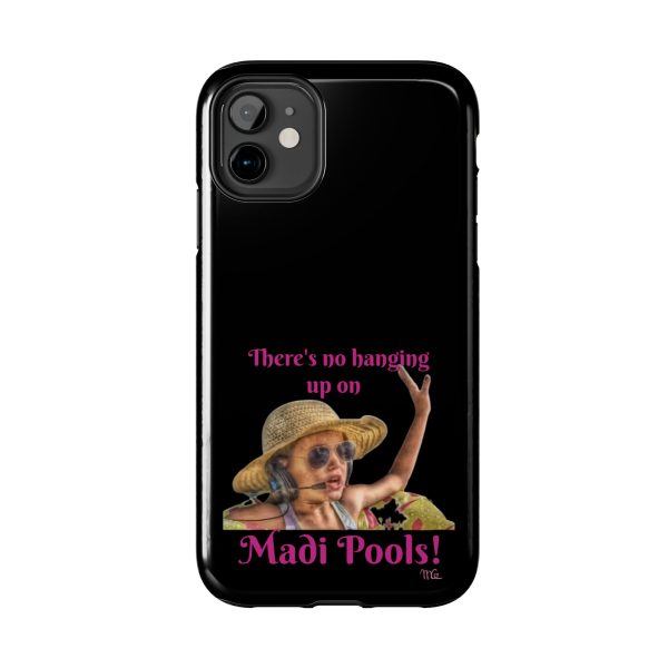 Madi Pools - Tough Phone Cases - Black Background - Image 2