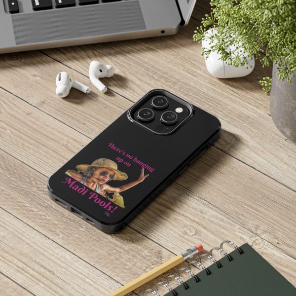 Madi Pools - Tough Phone Cases - Black Background - Image 56