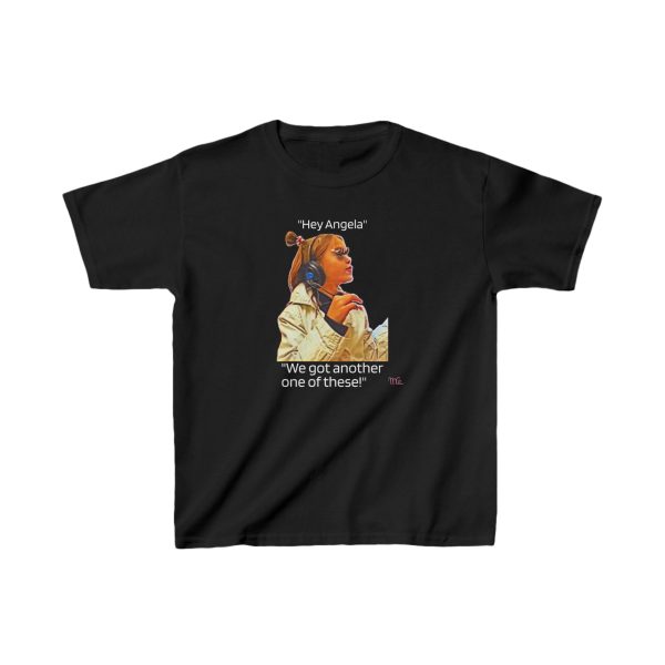 Hey Angela! - Kids Heavy Cotton™ Tee - Image 7