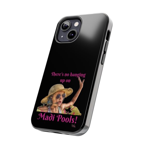 Madi Pools - Tough Phone Cases - Black Background - Image 35