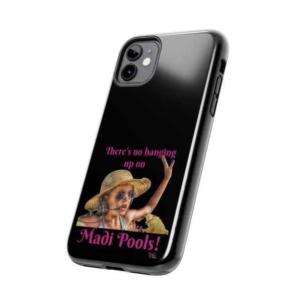 Madi Pools - Tough Phone Cases - Black Background - Image 3