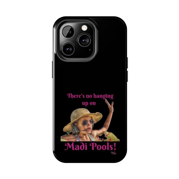 Madi Pools - Tough Phone Cases - Black Background - Image 42
