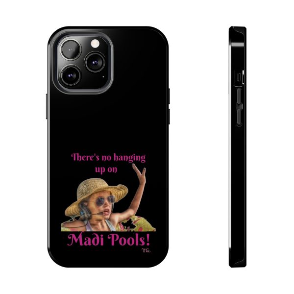 Madi Pools - Tough Phone Cases - Black Background - Image 45