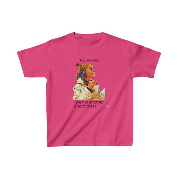 Hey Angela! - Kids Heavy Cotton™ Tee - Image 17