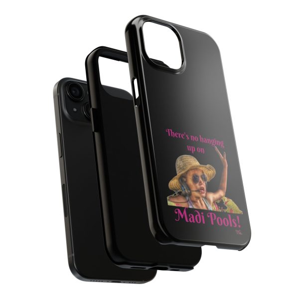 Madi Pools - Tough Phone Cases - Black Background - Image 68
