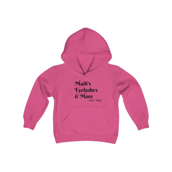 Madi's Eyelashes - Youth Heavy Blend Hooded Sweatshirt - Image 7