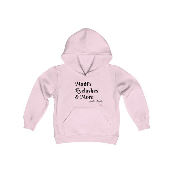 Madi's Eyelashes - Youth Heavy Blend Hooded Sweatshirt - Image 9
