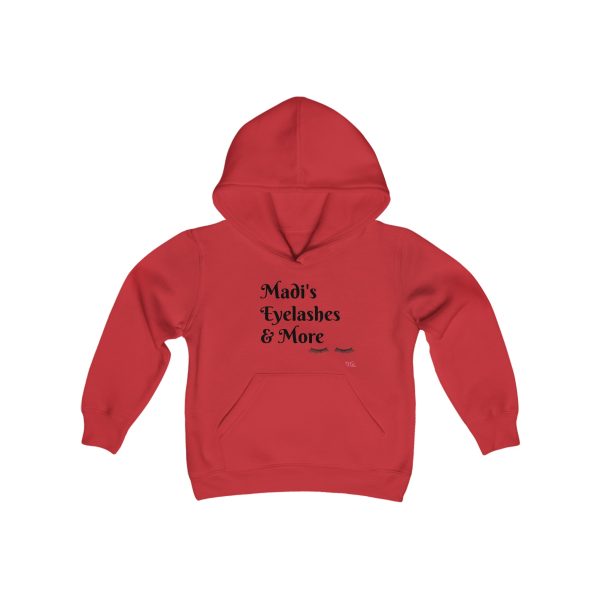 Madi's Eyelashes - Youth Heavy Blend Hooded Sweatshirt - Image 11