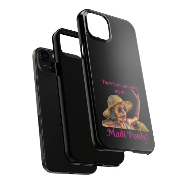 Madi Pools - Tough Phone Cases - Black Background - Image 76