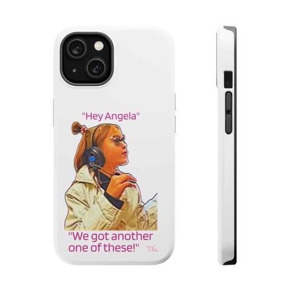 "Hey Angela" Magnetic Tough Cases - White Background - Image 5