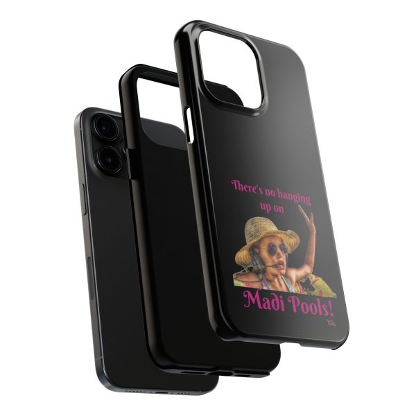 Madi Pools - Tough Phone Cases - Black Background - Image 80
