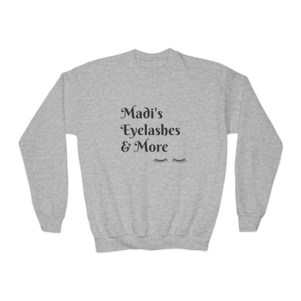 Madi's Eyelashes - Youth Crewneck Sweatshirt