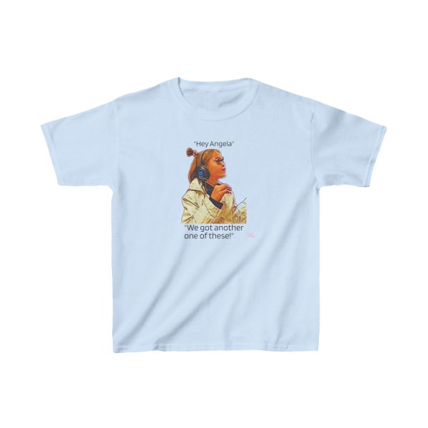 Hey Angela! - Kids Heavy Cotton™ Tee - Image 11