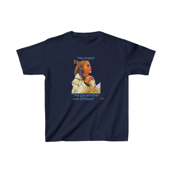 Hey Angela! - Kids Heavy Cotton™ Tee - Image 9