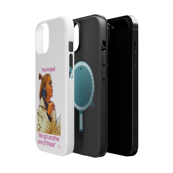 "Hey Angela" Magnetic Tough Cases - White Background - Image 2