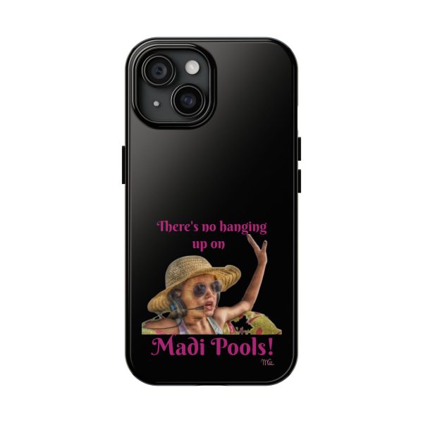 Madi Pools - Tough Phone Cases - Black Background - Image 65