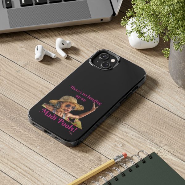 Madi Pools - Tough Phone Cases - Black Background - Image 60