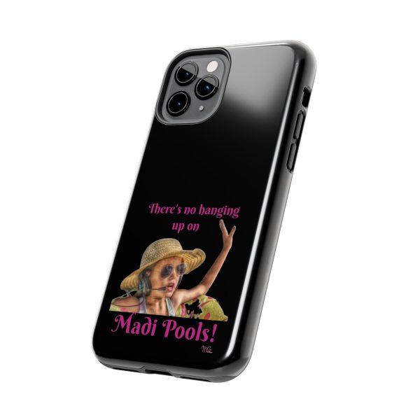 Madi Pools - Tough Phone Cases - Black Background - Image 7