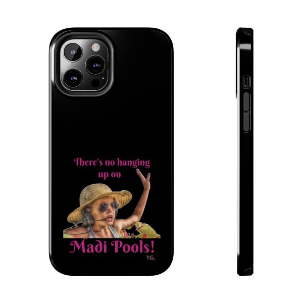 Madi Pools - Tough Phone Cases - Black Background - Image 25