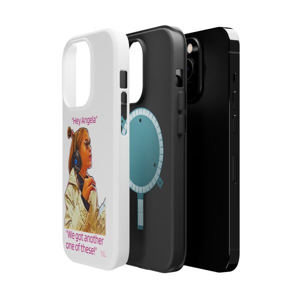 "Hey Angela" Magnetic Tough Cases - White Background - Image 14