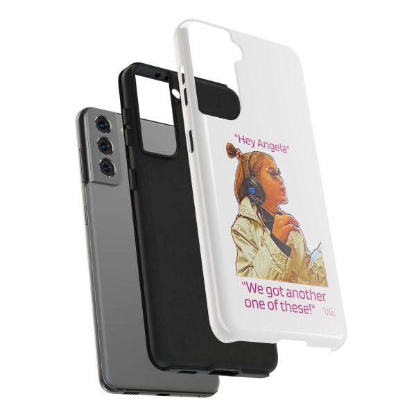 "Hey Angela" - Tough Phone Cases - White Background - Image 28