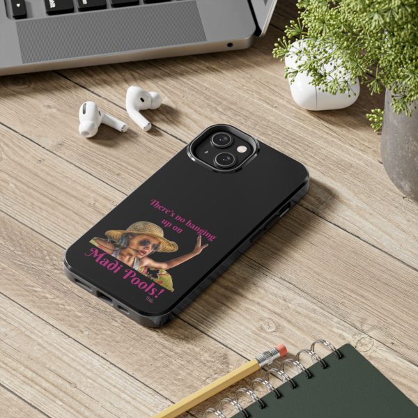 Madi Pools - Tough Phone Cases - Black Background - Image 54