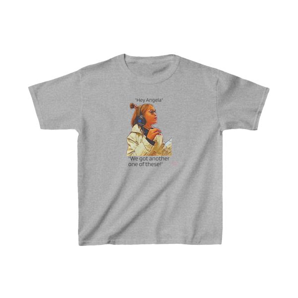 Hey Angela! - Kids Heavy Cotton™ Tee - Image 15