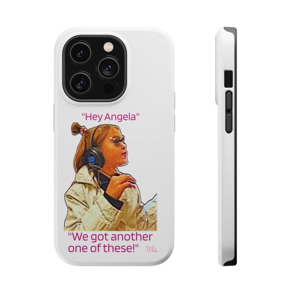 "Hey Angela" Magnetic Tough Cases - White Background - Image 9