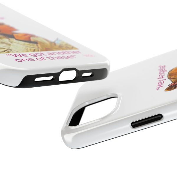 "Hey Angela" - Tough Phone Cases - White Background - Image 63
