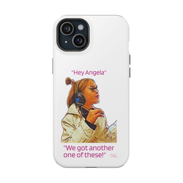 "Hey Angela" Magnetic Tough Cases - White Background - Image 81