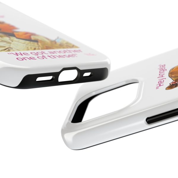 "Hey Angela" - Tough Phone Cases - White Background - Image 59