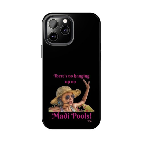 Madi Pools - Tough Phone Cases - Black Background - Image 46