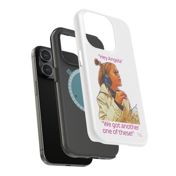 "Hey Angela" Magnetic Tough Cases - White Background - Image 80