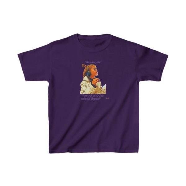 Hey Angela! - Kids Heavy Cotton™ Tee - Image 19
