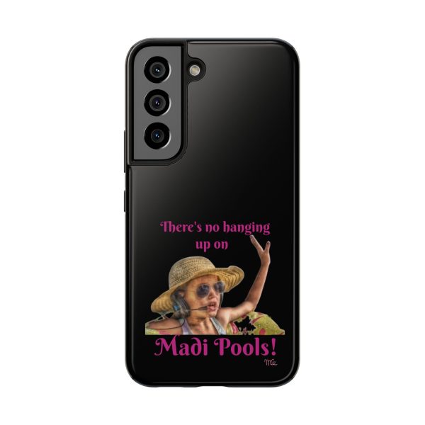 Madi Pools - Tough Phone Cases - Black Background - Image 49