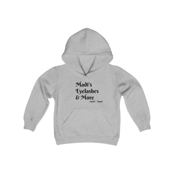 Madi's Eyelashes - Youth Heavy Blend Hooded Sweatshirt - Image 13