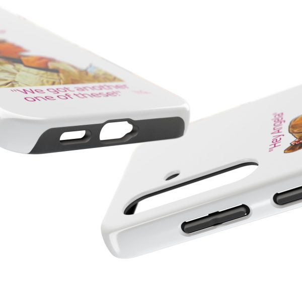 "Hey Angela" - Tough Phone Cases - White Background - Image 71